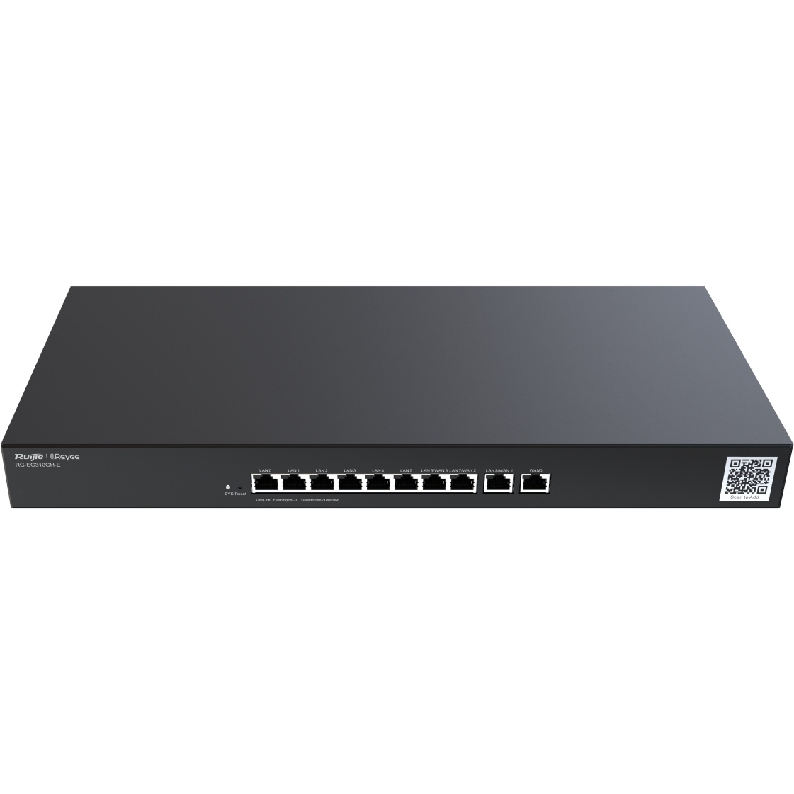 RUIJIE RG-EG310GH-E 10 PORT GIGABIT 10/100/1000 YONETILEBILIR GATEWAY/ROUTER
