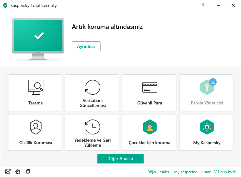 Kaspersky Total Security Screenshot Kaspersky Total Security Screenshot