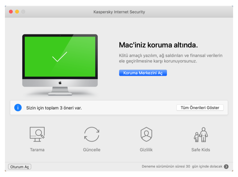 Screenshot of Kaspersky Total Security Screenshot of Kaspersky Total Security