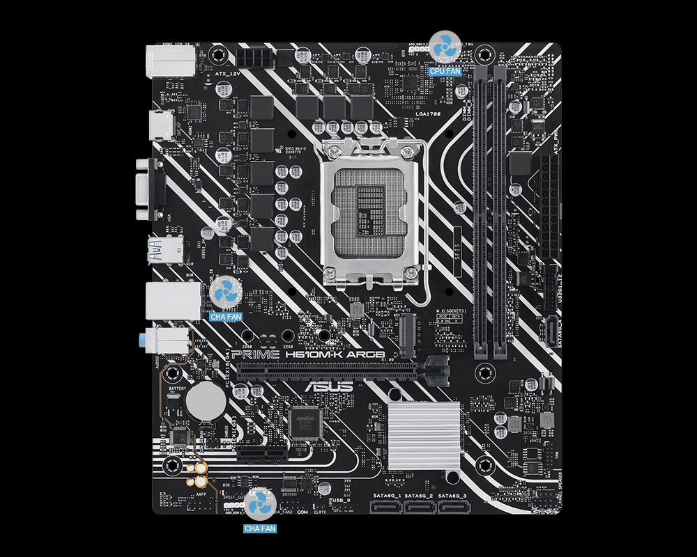 PRIME H610M-K-ARGB PRIME H610M-K-ARGB