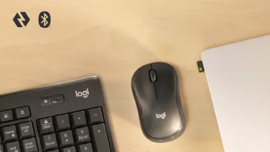 Logi Bolt USB alıcı dizüstü bilgisayara bağlı