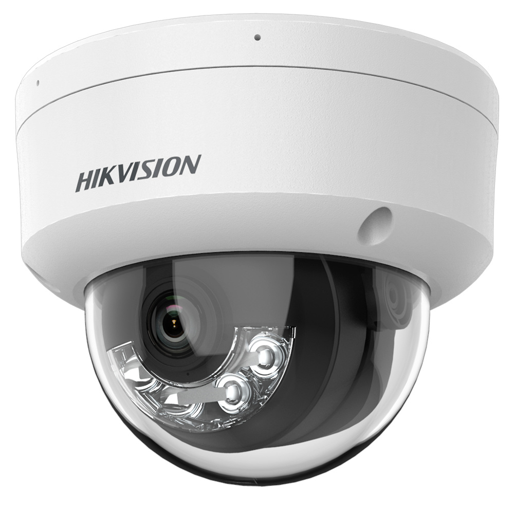 HIKVISION DS-2CD1141G2-LIUF 4MP 2.8MM 20MT DAHİLİ SESLİ H265 SMART HYBRID LIGHT IP DOME KAMERA