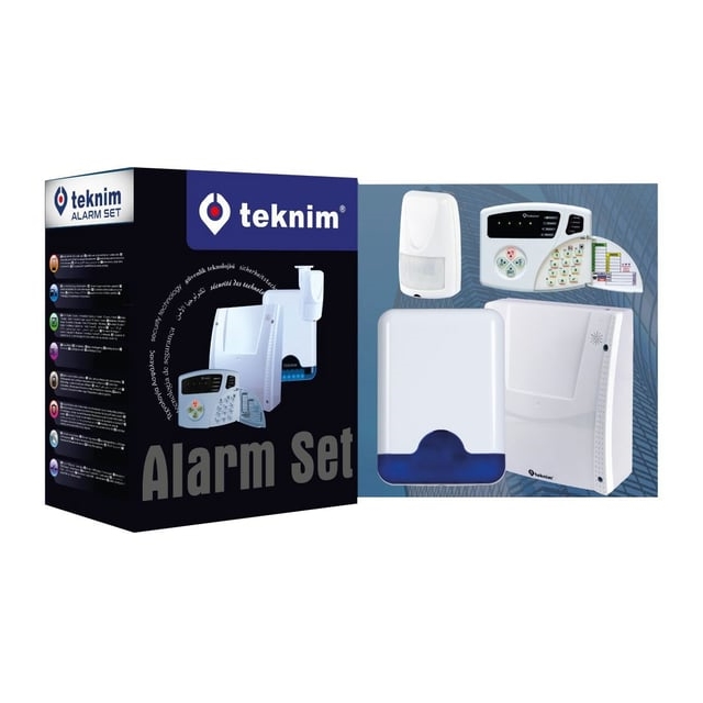 TEKNIM VAP-404PT KABLOLU PSTN'Lİ ALARM PANELİ 4 4 ZONLU