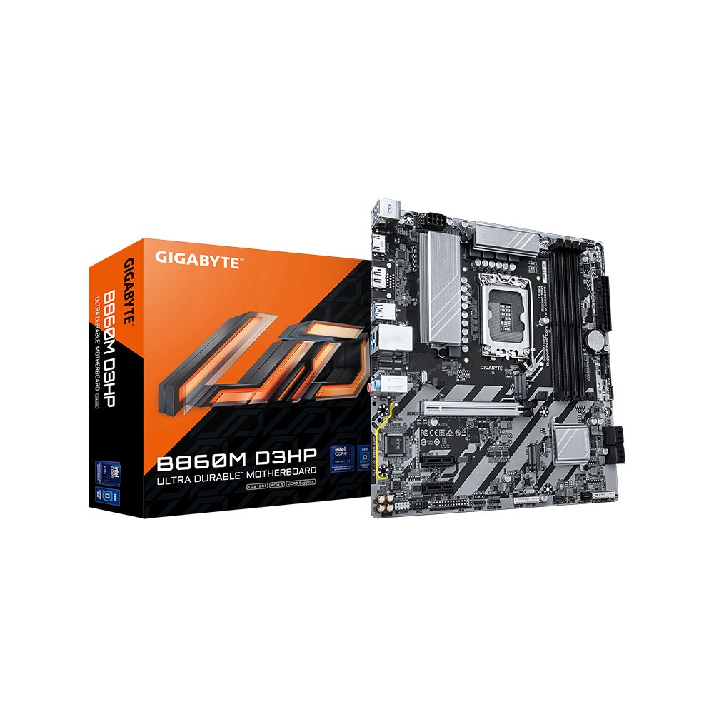 GIGABYTE B860M-D3HP 4x DDR5 DP/HDMI 2x M.2 USB3.2 1851P ANAKART