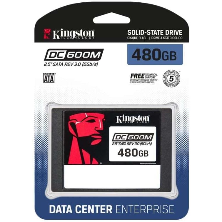 KINGSTON SEDC600M/480 480GB 2.5" SATA SERVER SSD