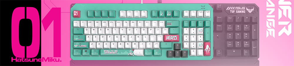 TUF Gaming K3 Gen II Hatsune Miku Edition TUF Gaming K3 Gen II Hatsune Miku Edition