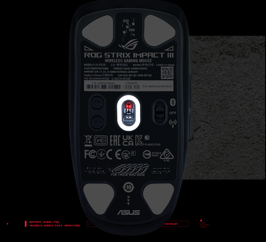 ROG Strix Impact III Wireless White Edition ROG Strix Impact III Wireless White Edition
