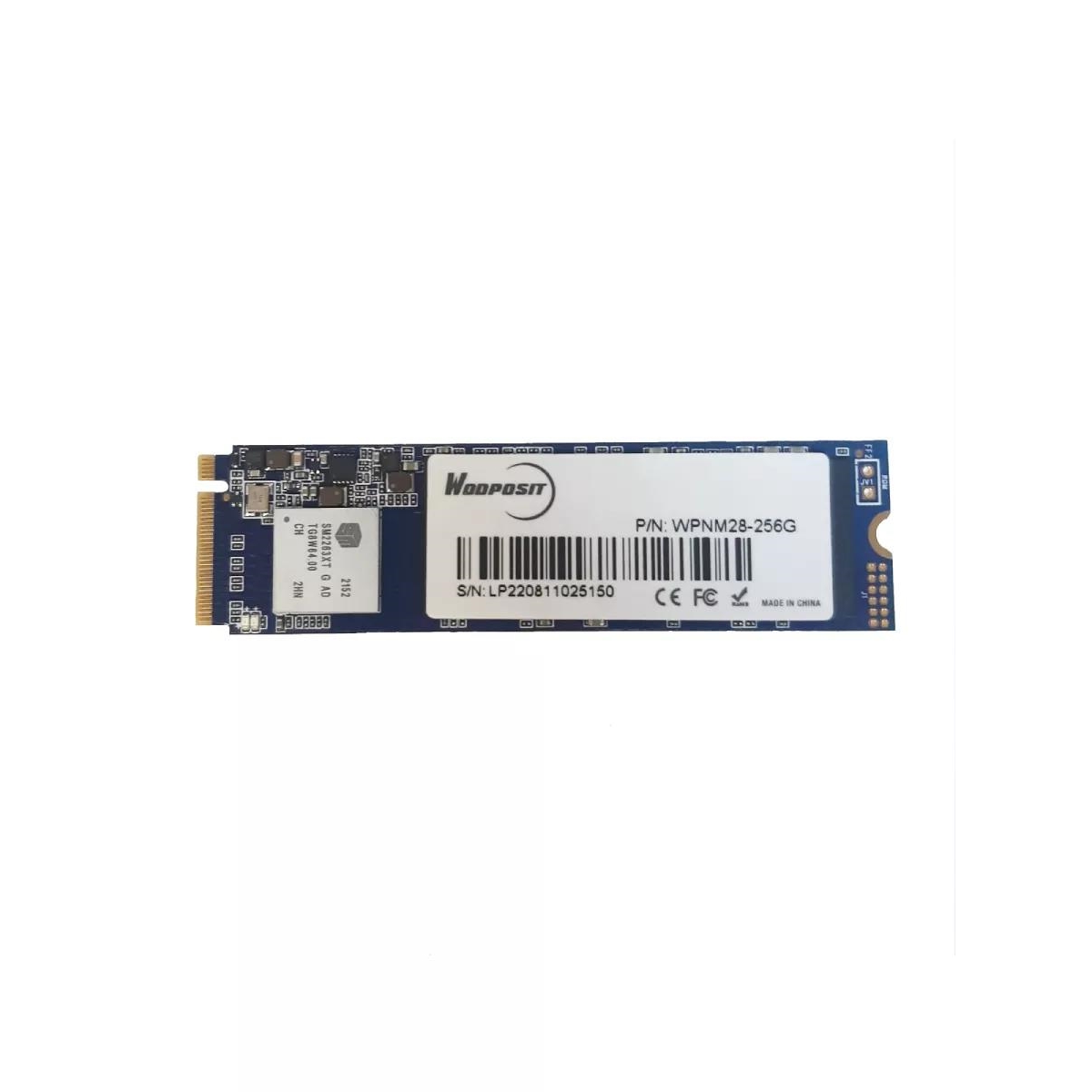 WODPOSIT 512GB 3200/2200Mbs 2280 PCIe 4.0 NVME SSD WPBSNM8-512GTP BULK