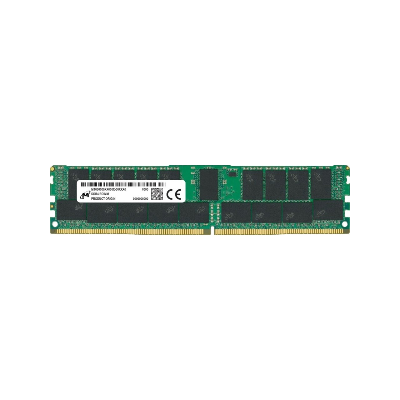 MICRON MTA18ASF2G72PDZ-3G2R1 16GB 3200MHz DDR4 CL22 DELL R640 R740 R540 R440 HPE DL360 Gen10 DL380 Gen10 Lenovo ThinkSystem SR630 SR650 ECCRDIMM SERVER RAM