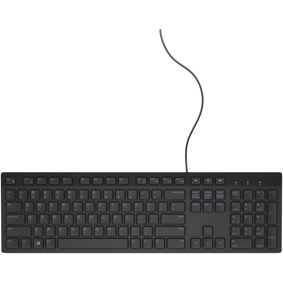 DELL KB216 (580-ADHQ) KABLOLU SİYAH Q-TR KLAVYE