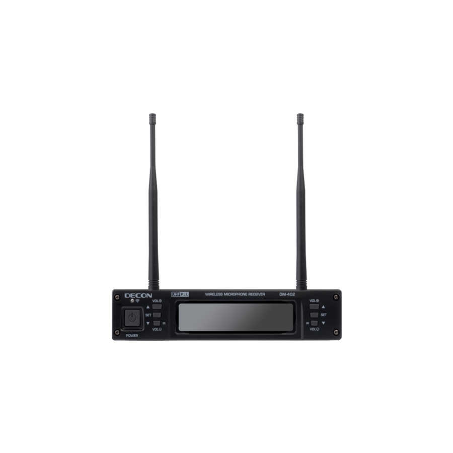 DECON DM-402T 1 RECEIVER + 2 LAVALİER(YAKA) MİKROFON SETİ