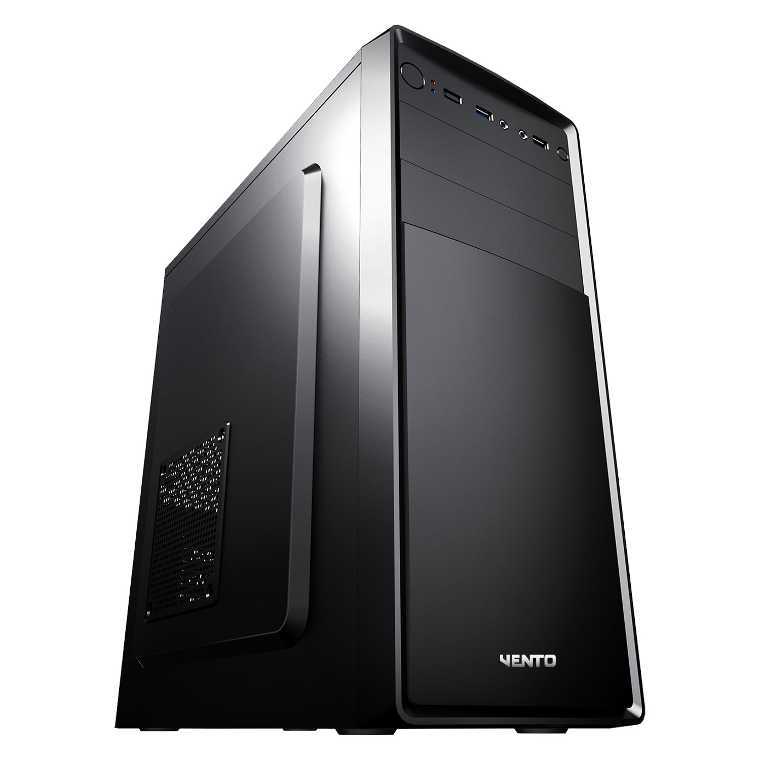 VENTO VS121S 350W 1x9CM ARKA + 1x12CM ÖN ATX 2xUSB2.0/1xUSB3.0 SİYAH KASA